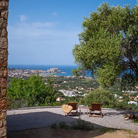 Maisonnette En Plein Maquis Vue Splendide A 5 Min Du Centre Et De La Apartman Calvi