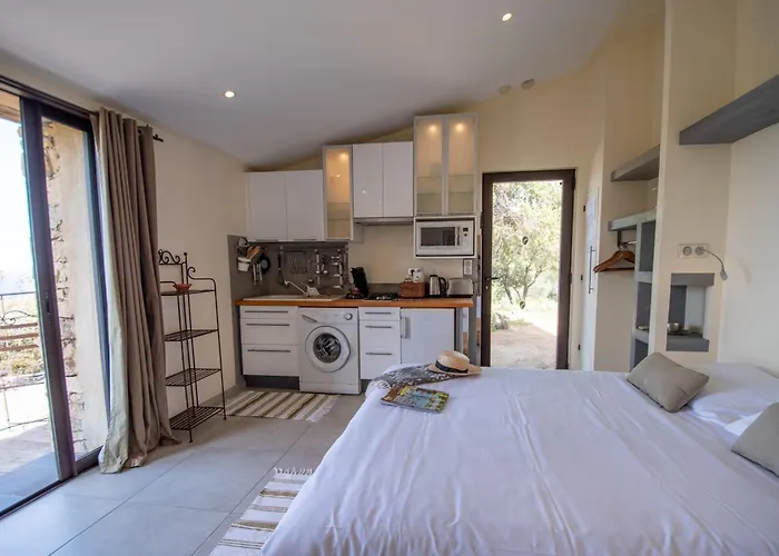 Maisonnette En Plein Maquis Vue Splendide à 5 Min Du Centre Et De La Appartamento *